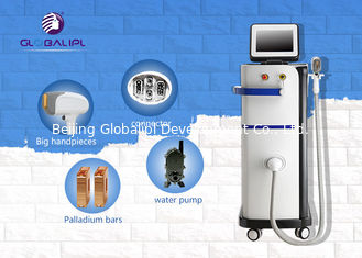 808nm Permanent Laser Hair Removal Machines / Hair Removal Equipment For All Types Skin